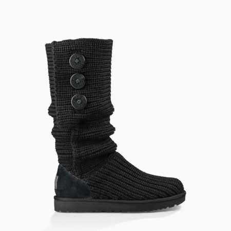 UGG Classic Cardy - Boots Dame - Svart (NO-L942)